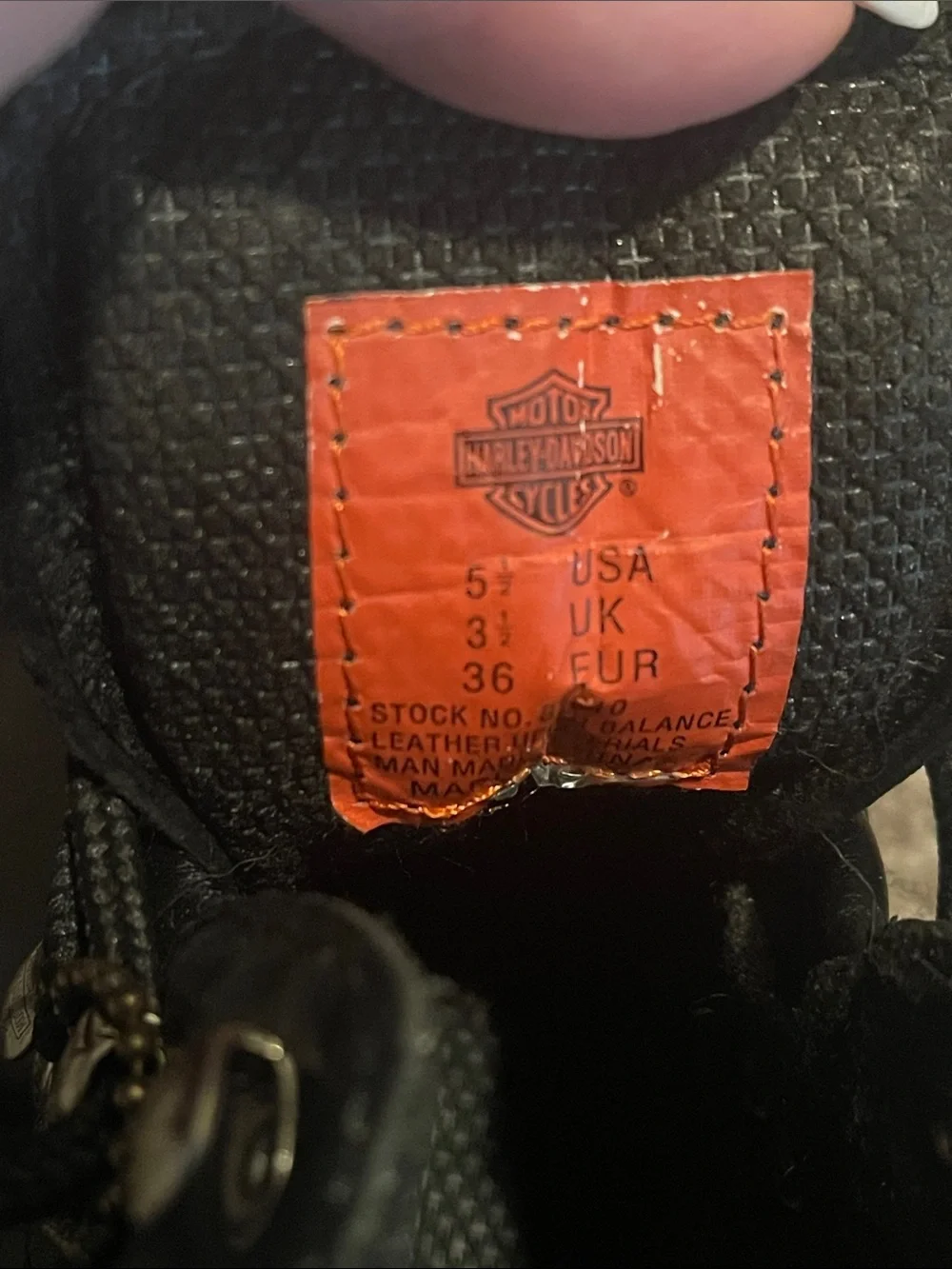 Harley-Davidson Women’s  Black Leather Riding  Lace-Up Boots